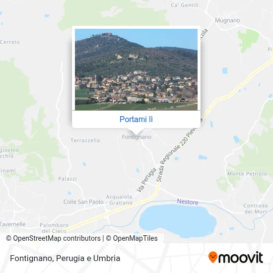 Mappa Fontignano