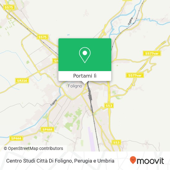 Mappa Centro Studi Città Di Foligno