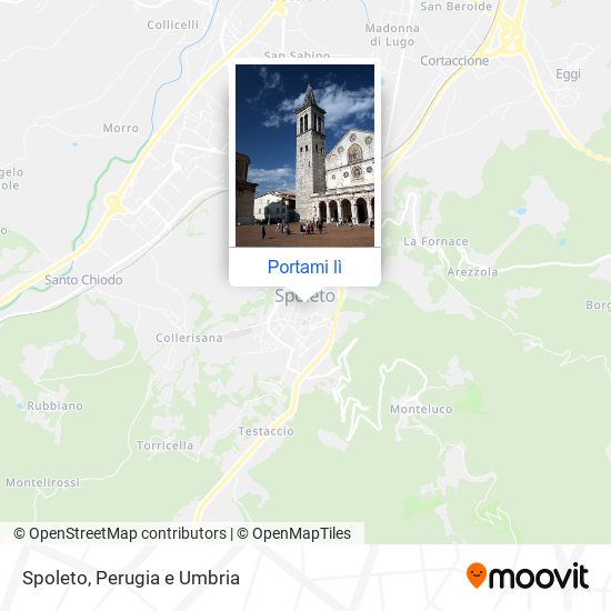 Mappa Spoleto