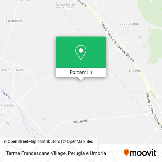 Mappa Terme Francescane Village