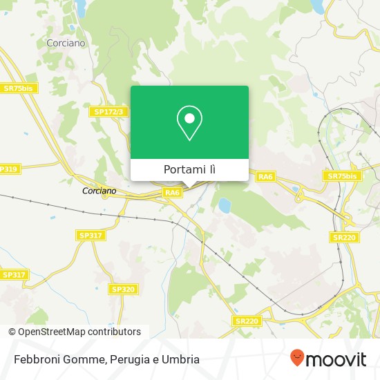 Mappa Febbroni Gomme