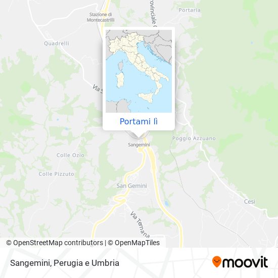 Mappa Sangemini