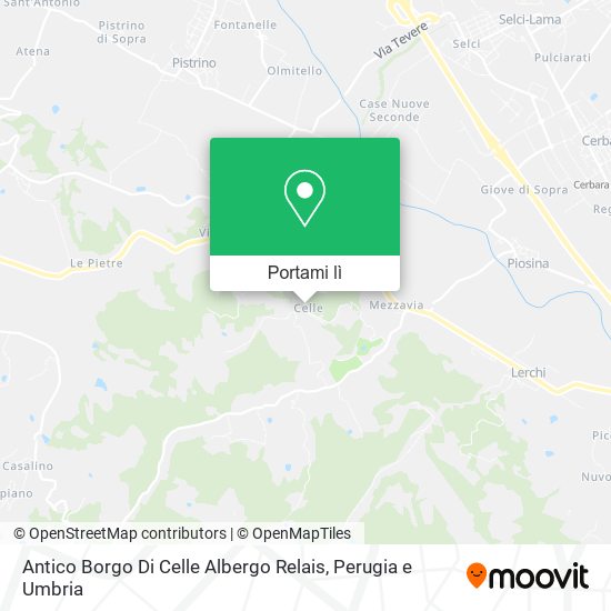 Mappa Antico Borgo Di Celle Albergo Relais