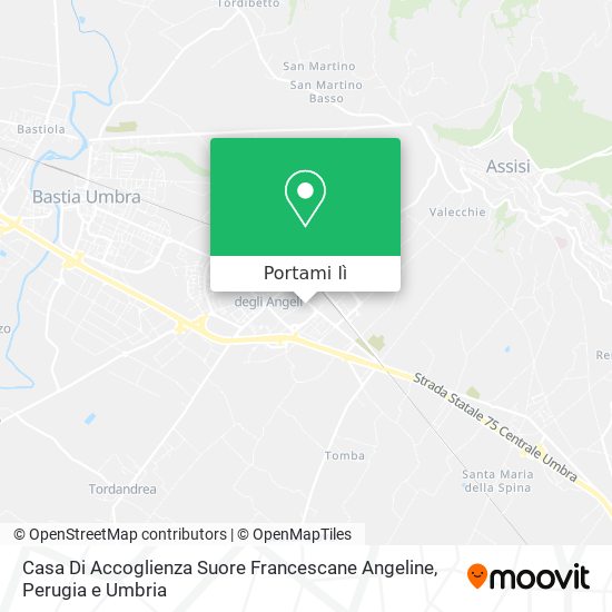 Mappa Casa Di Accoglienza Suore Francescane Angeline