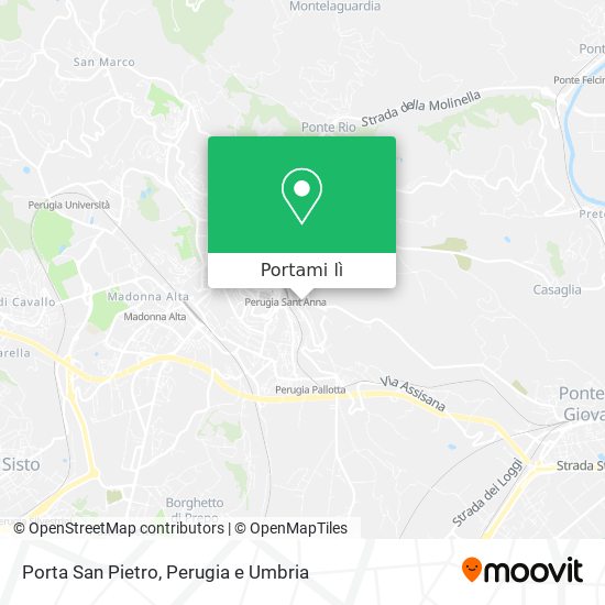 Mappa Porta San Pietro