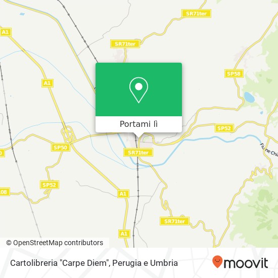 Mappa Cartolibreria "Carpe Diem"