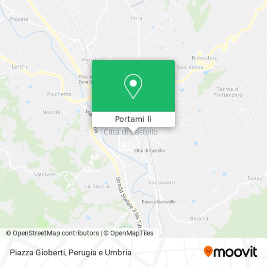 Mappa Piazza Gioberti