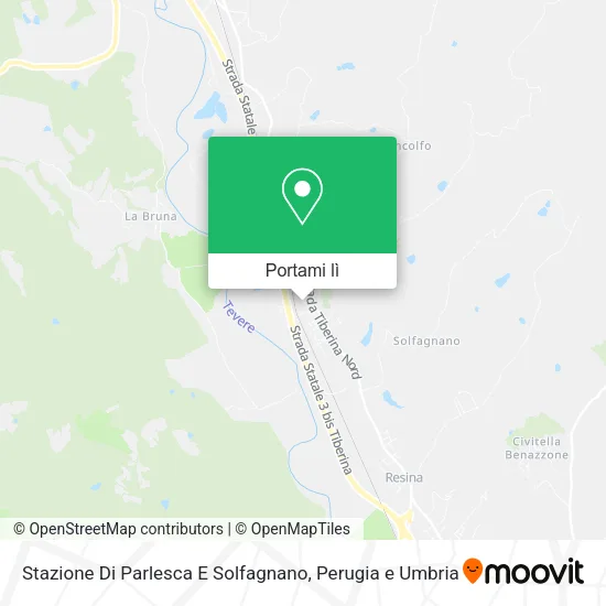 Mappa Stazione Di Parlesca E Solfagnano