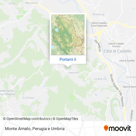 Mappa Monte Arnato