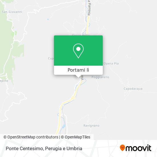 Mappa Ponte Centesimo