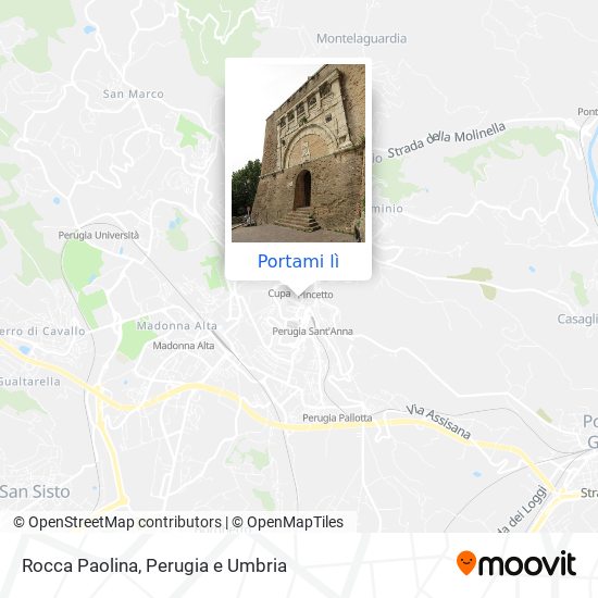 Mappa Rocca Paolina