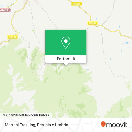 Mappa Martani Trekking