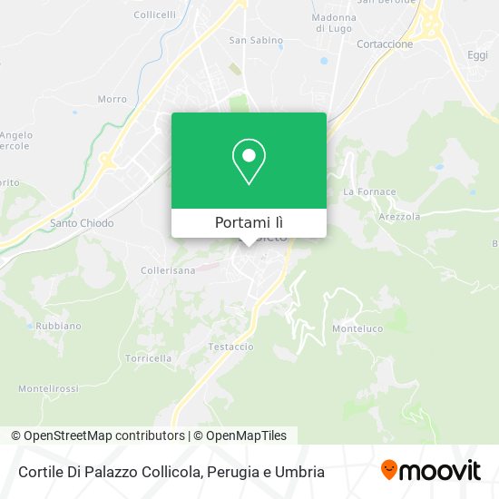 Mappa Cortile Di Palazzo Collicola