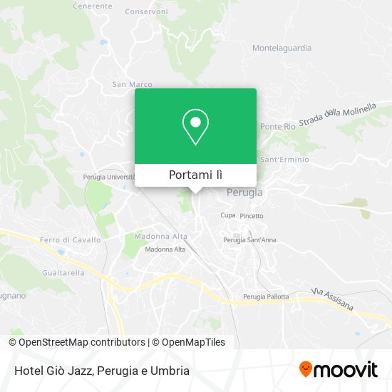 Mappa Hotel Giò Jazz