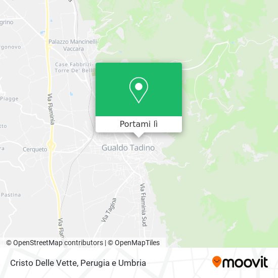Mappa Cristo Delle Vette