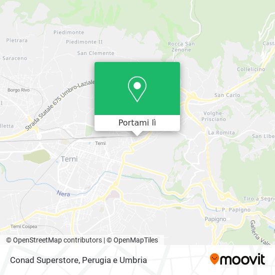 Mappa Conad Superstore