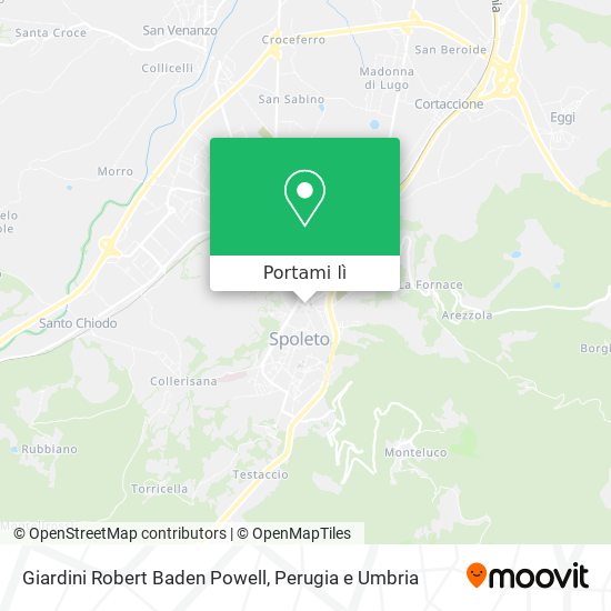 Mappa Giardini Robert Baden Powell