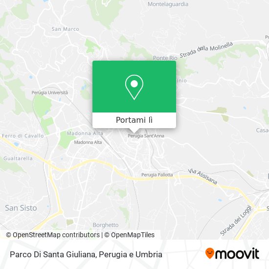 Mappa Parco Di Santa Giuliana