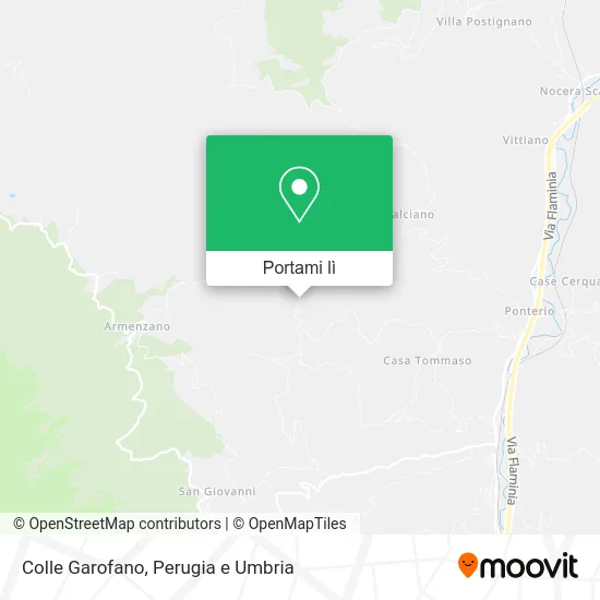 Mappa Colle Garofano