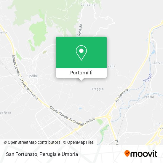 Mappa San Fortunato