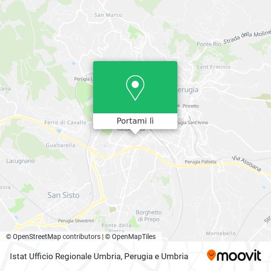Mappa Istat Ufficio Regionale Umbria