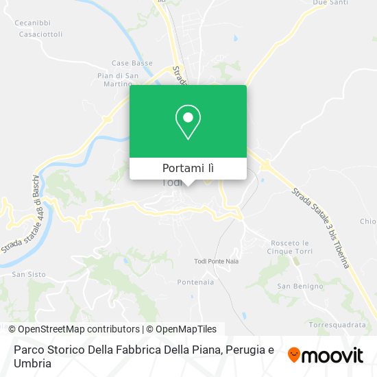 Mappa Parco Storico Della Fabbrica Della Piana