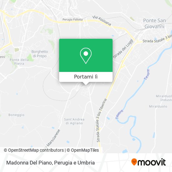 Mappa Madonna Del Piano