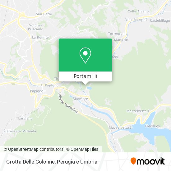 Mappa Grotta Delle Colonne