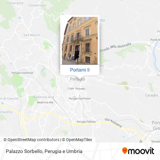 Mappa Palazzo Sorbello