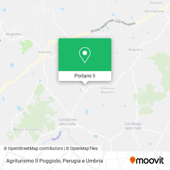 Mappa Agriturismo Il Poggiolo