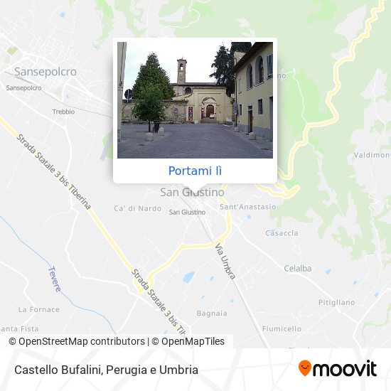 Mappa Castello Bufalini