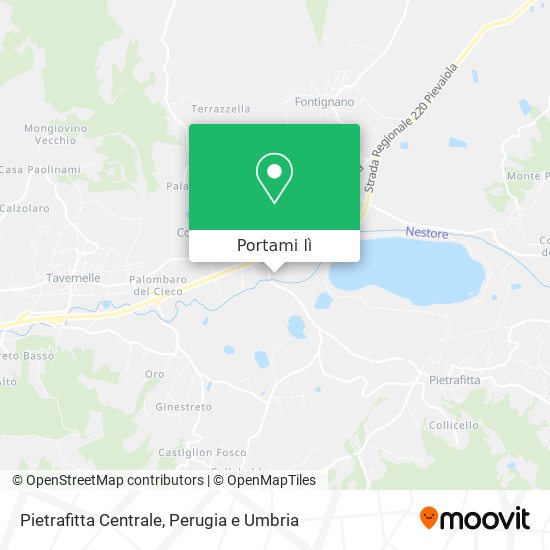 Mappa Pietrafitta Centrale
