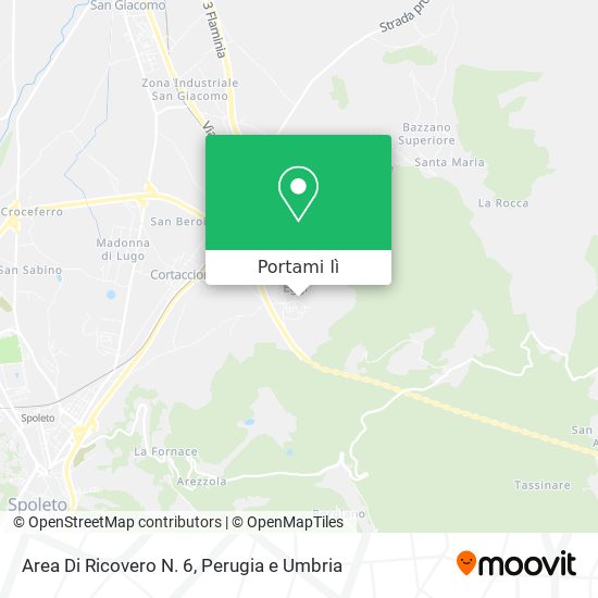 Mappa Area Di Ricovero N. 6