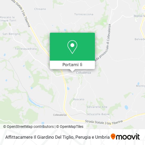 Mappa Affittacamere Il Giardino Del Tiglio