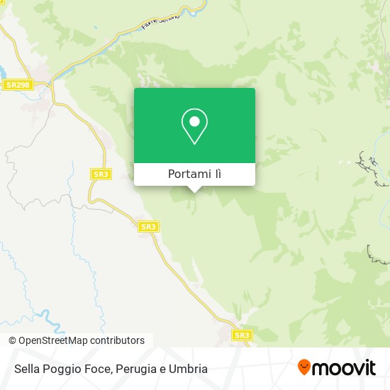 Mappa Sella Poggio Foce