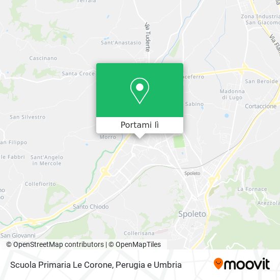 Mappa Scuola Primaria Le Corone