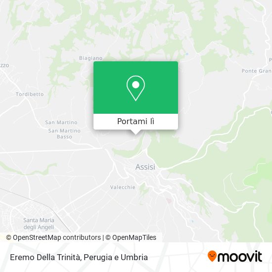 Mappa Eremo Della Trinità