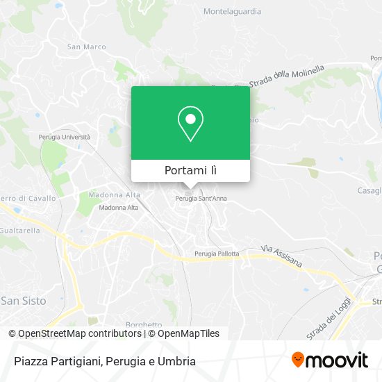 Mappa Piazza Partigiani