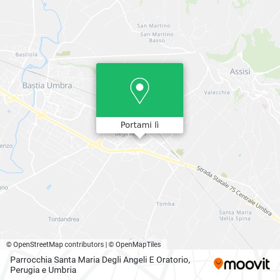 Mappa Parrocchia Santa Maria Degli Angeli E Oratorio