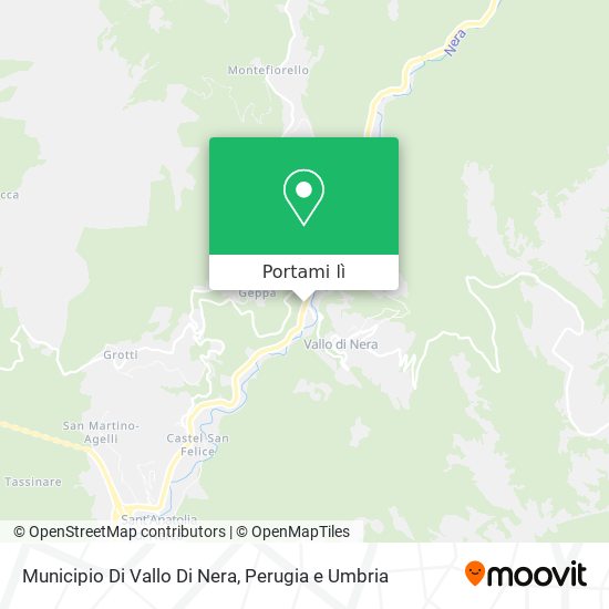 Mappa Municipio Di Vallo Di Nera