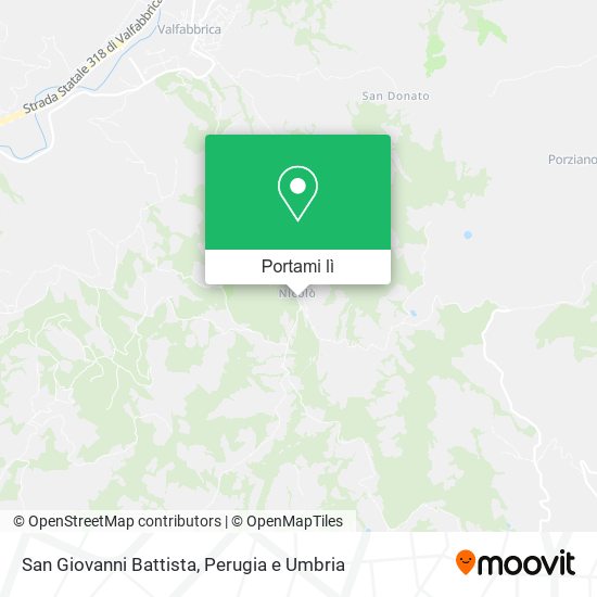 Mappa San Giovanni Battista