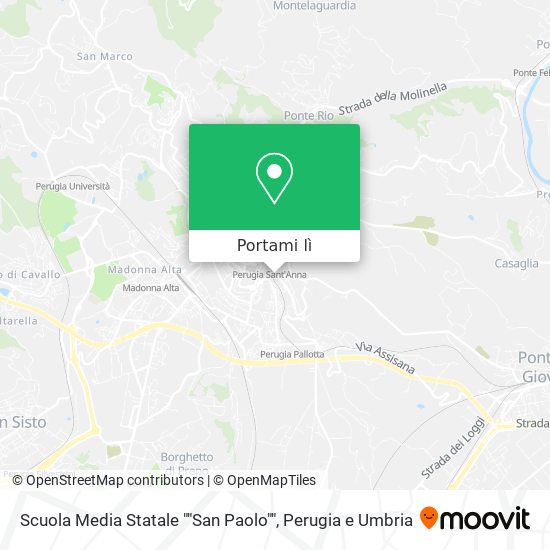 Mappa Scuola Media Statale ""San Paolo""