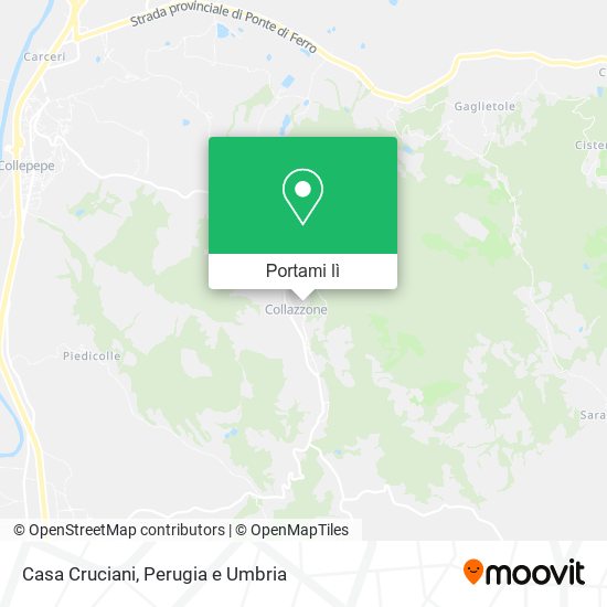 Mappa Casa Cruciani