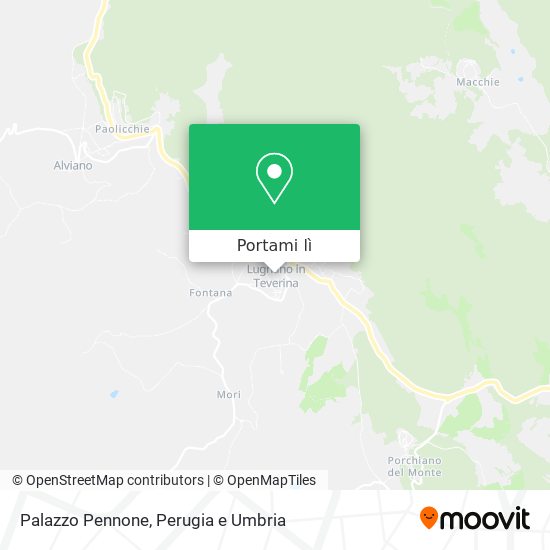 Mappa Palazzo Pennone