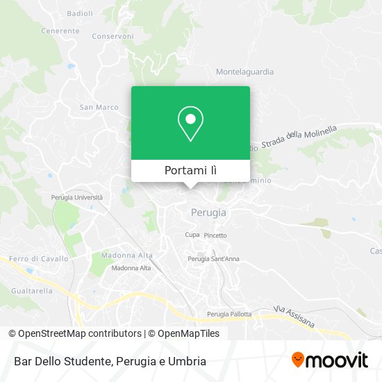 Mappa Bar Dello Studente