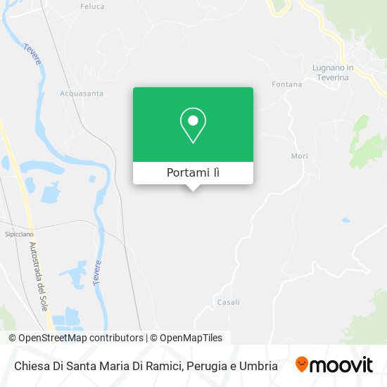 Mappa Chiesa Di Santa Maria Di Ramici