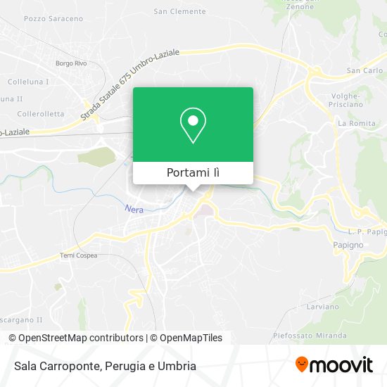 Mappa Sala Carroponte