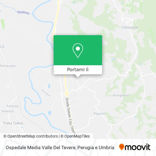 Mappa Ospedale Media Valle Del Tevere
