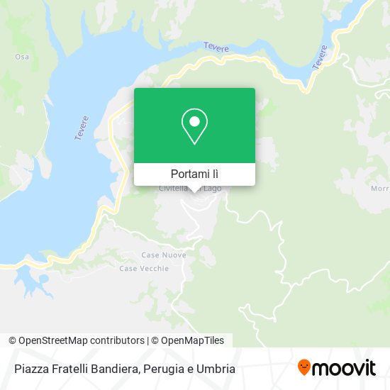 Mappa Piazza Fratelli Bandiera