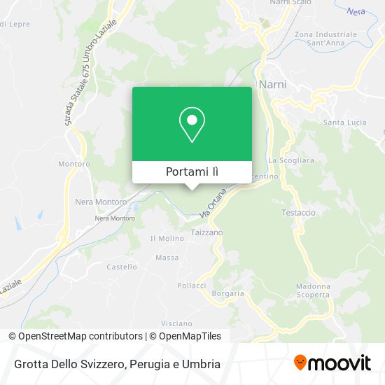 Mappa Grotta Dello Svizzero